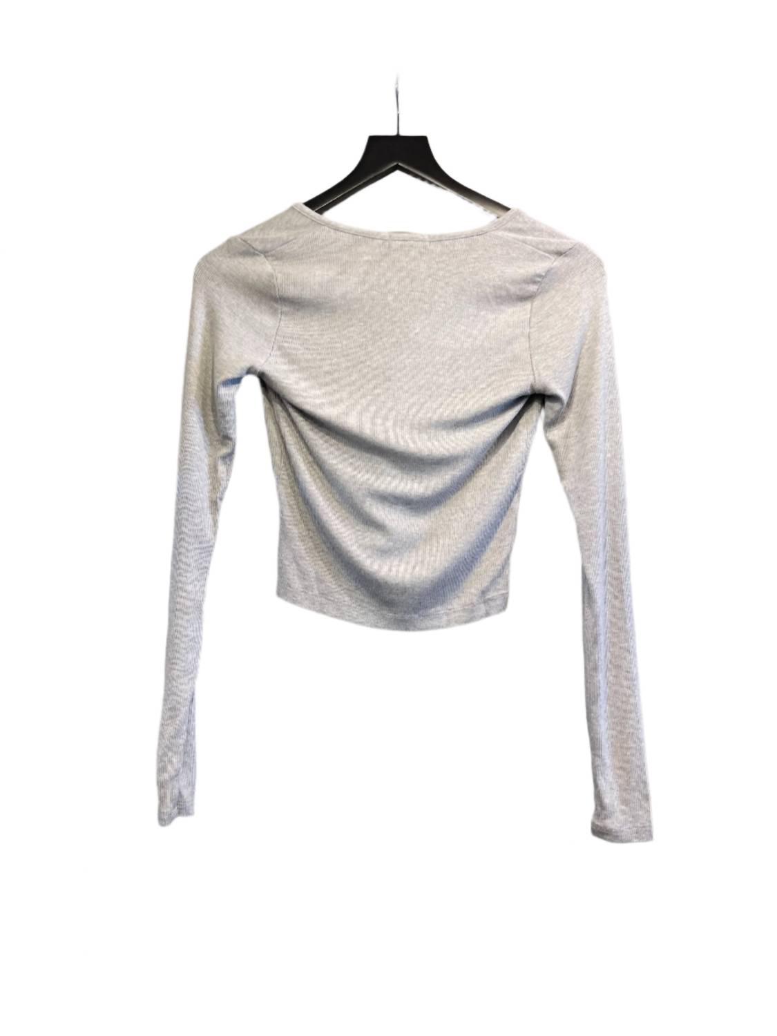 LAmade Women's Sweet V Cardigan in grey - women's cardigan - detail view