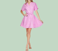 Joy Joy - Rose Button Front Dress