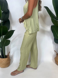 Fresh Laundry - Foldovers Linen Pant