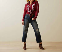 ARIAT Ultra High Rise Tomboy Straight Jean in bora bora - women's jeans