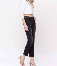 Vervet By Flying Monkey - Carlene Mid Rise Slim Straight Jeans