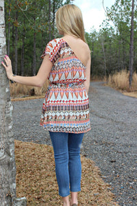 Blu Pepper - One Shoulder Dress