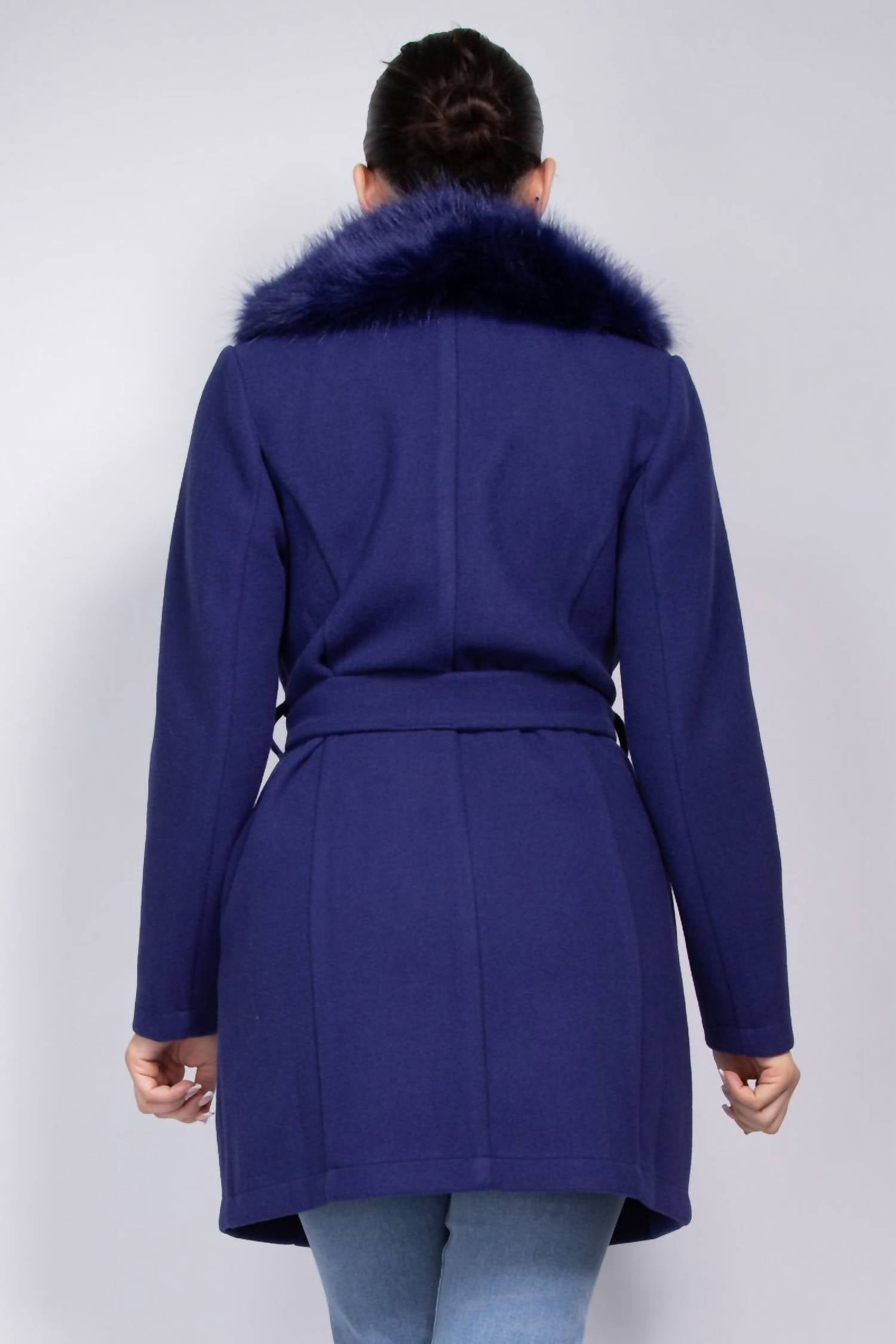 Haute Moda - Furry Trench Coat