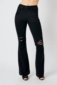 Judy Blue - High Waist Tummy Control Destroy Flare Jeans