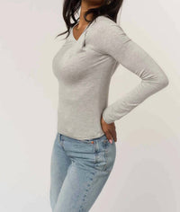 Project Social T - Rosa Twist Long Sleeve Top