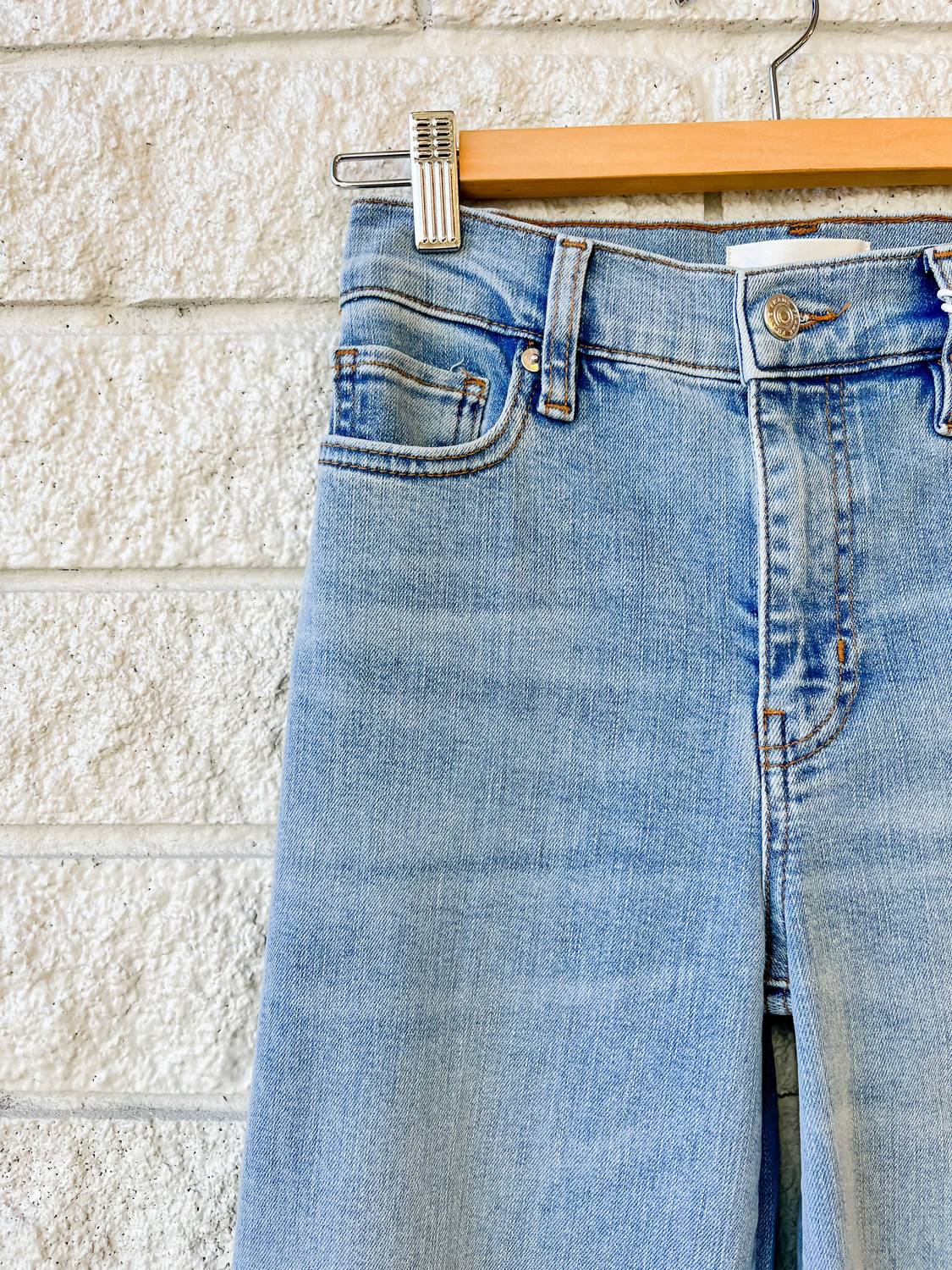 Frame - Le Slim Palazzo High Rise Jeans