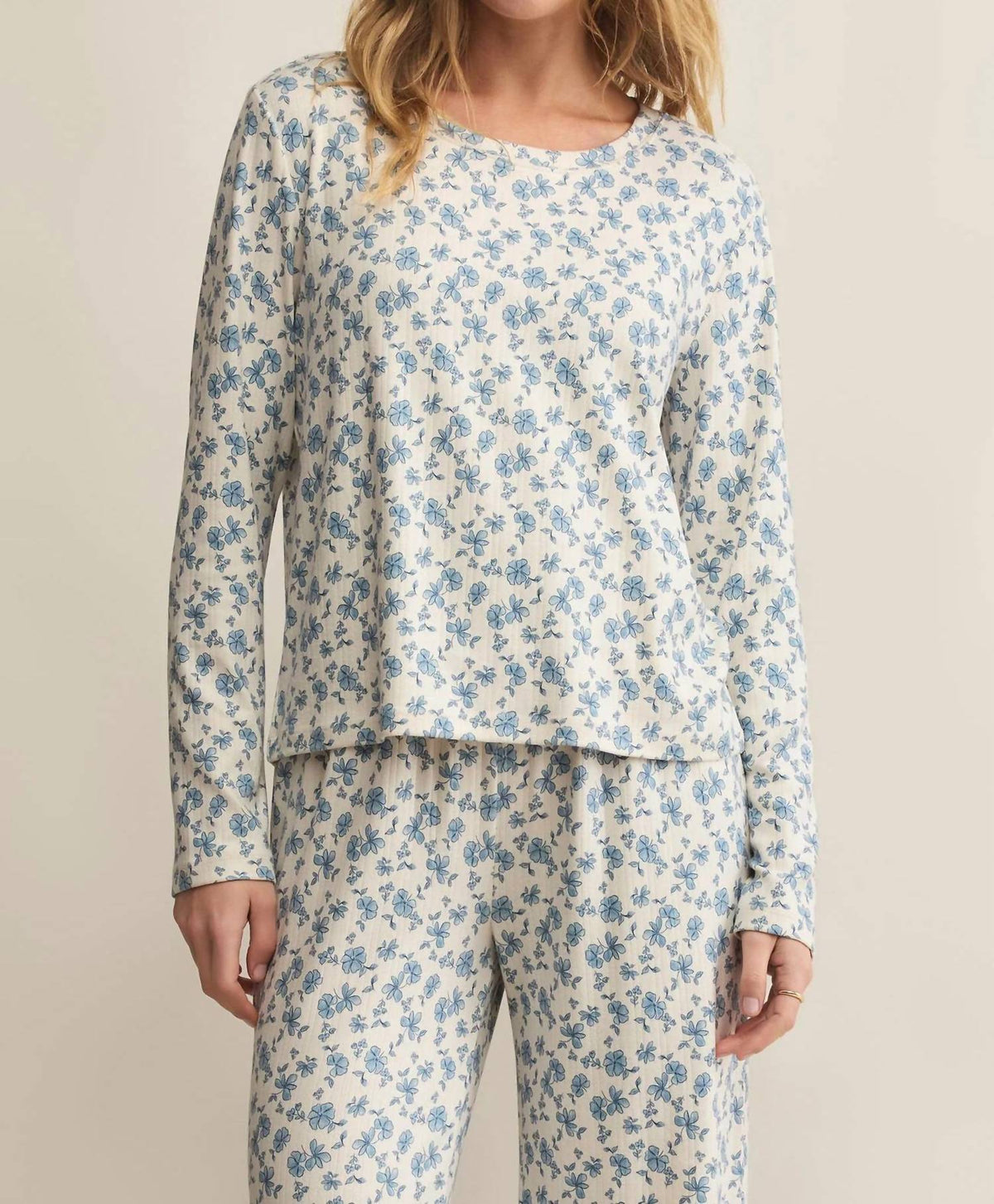 Z Supply - Home Town Ditsy Long Sleeve Top
