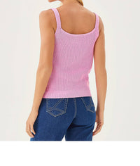 Lilly Pulitzer Bristow Sweater Tank Top in pink bliss - women's tank top - alternate view