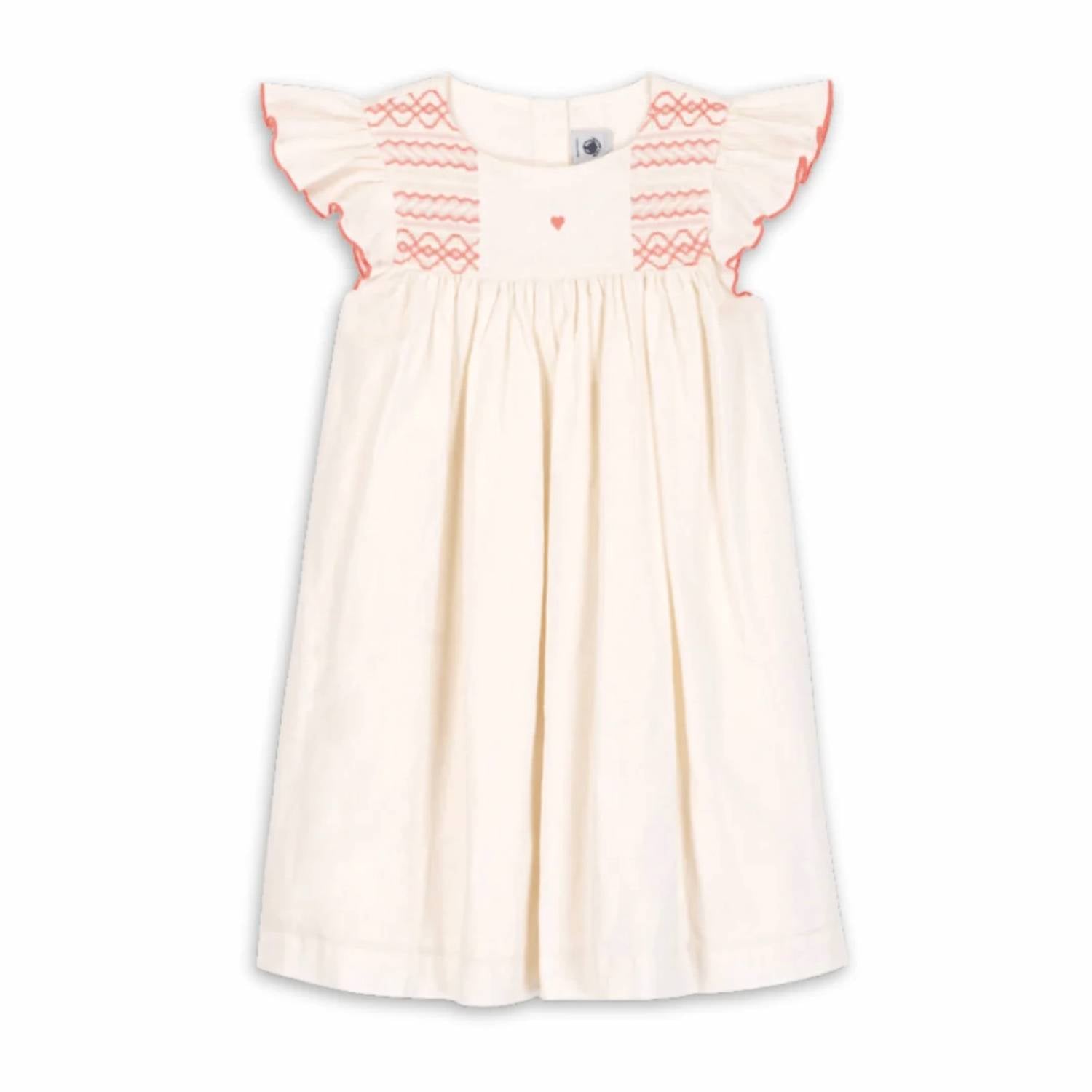Petit Bateau - Girls Dress With Smocking Detail