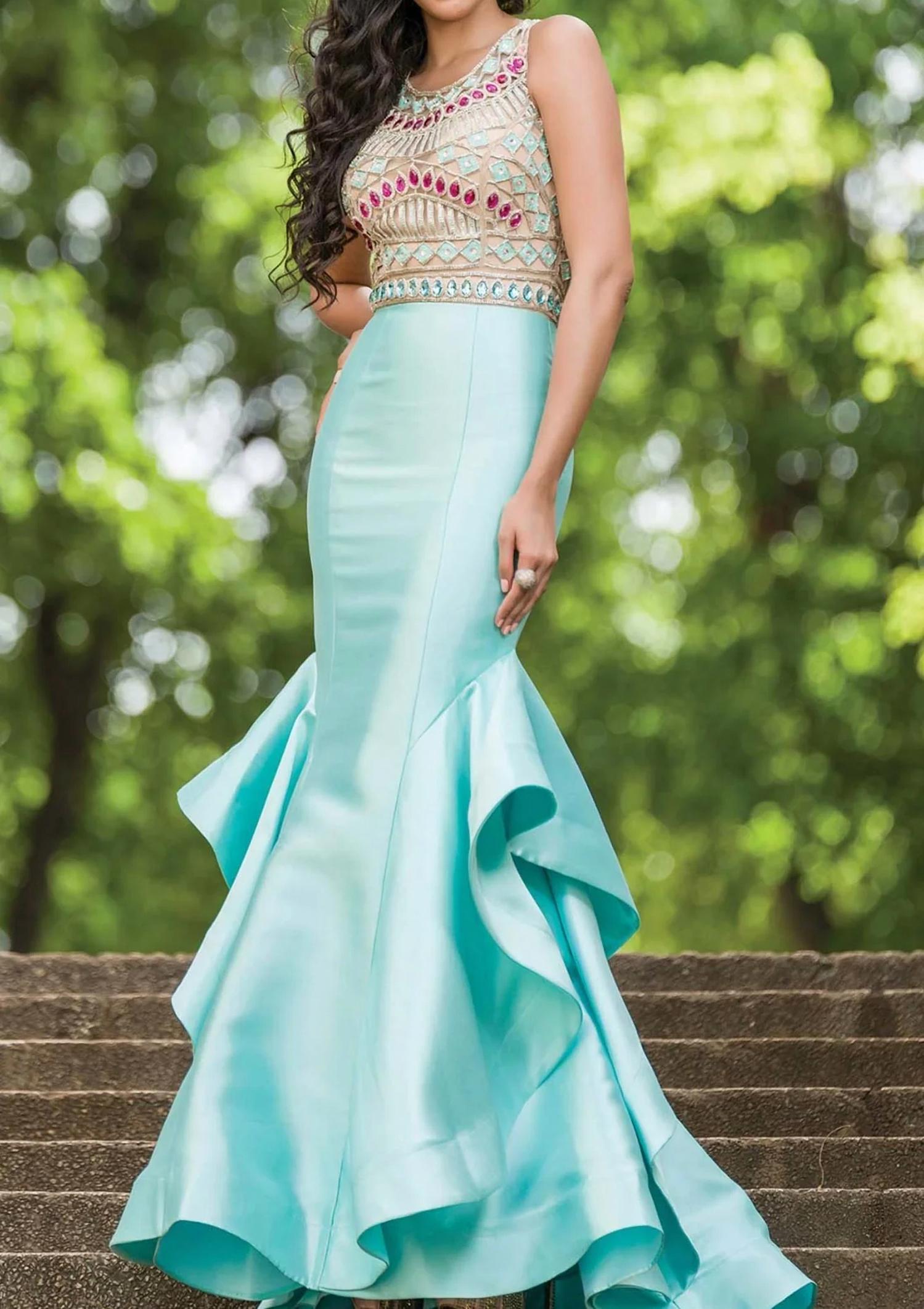 Jovani - Long Formal Mermaid Prom Dress