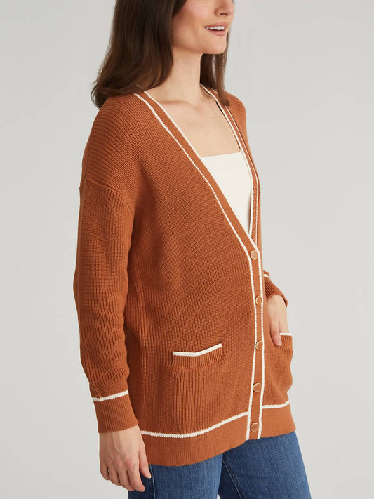 525 America - Emma Cardigan With Tipping