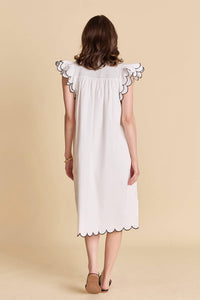 English Factory - Scallop Midi Dress