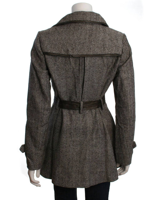 Double Zero - Women's Double Breasted A-line Coat