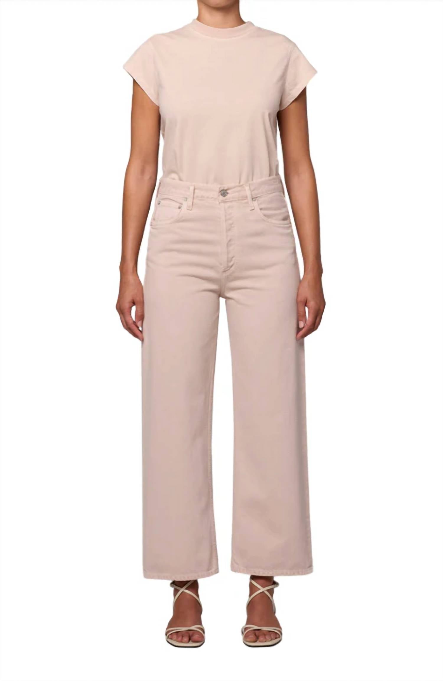 Agolde - Ren High-rise Wide-leg Jeans
