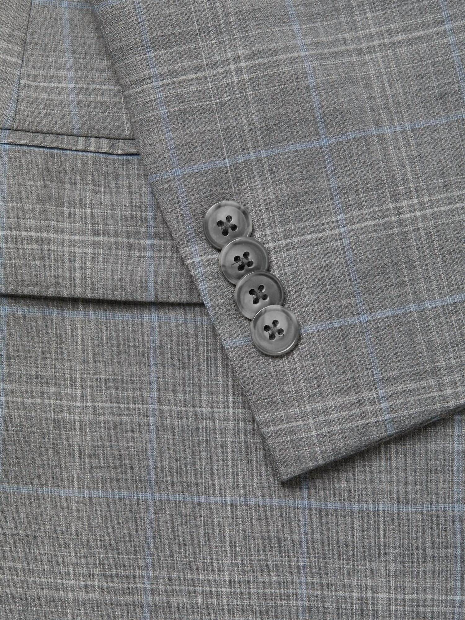 Michael Kors - Men's Modern Fit Wool Plaid Suit Jacket
