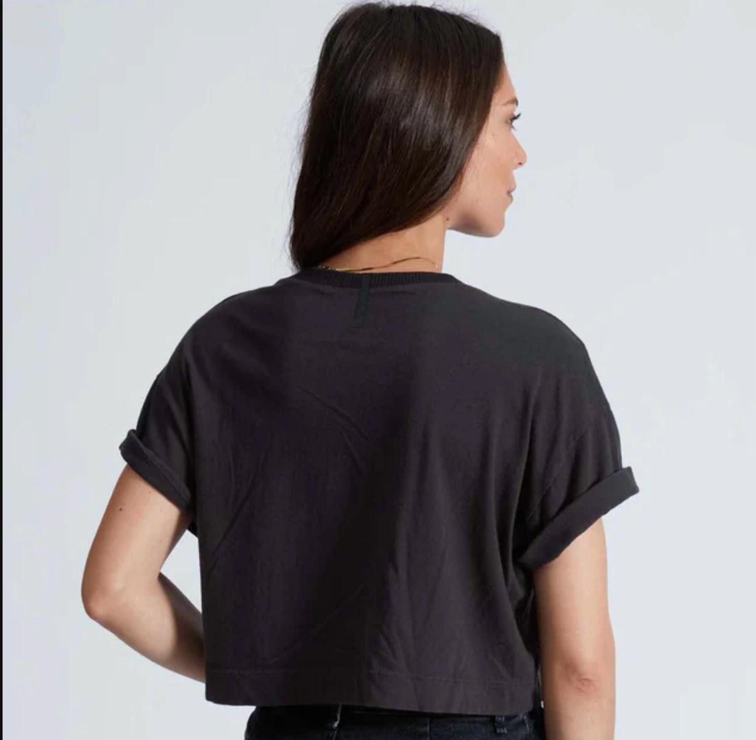 Askk Ny - Cuff Easy Cropped Tee