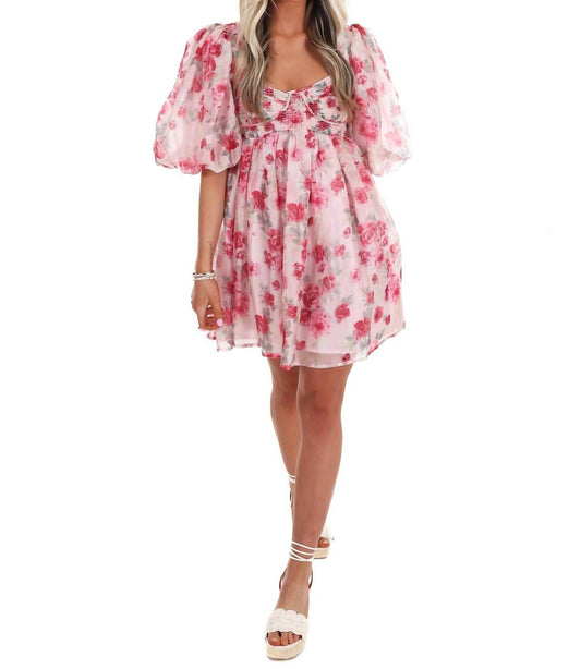 Sofie The Label - Garden Hues Floral Mini Dress