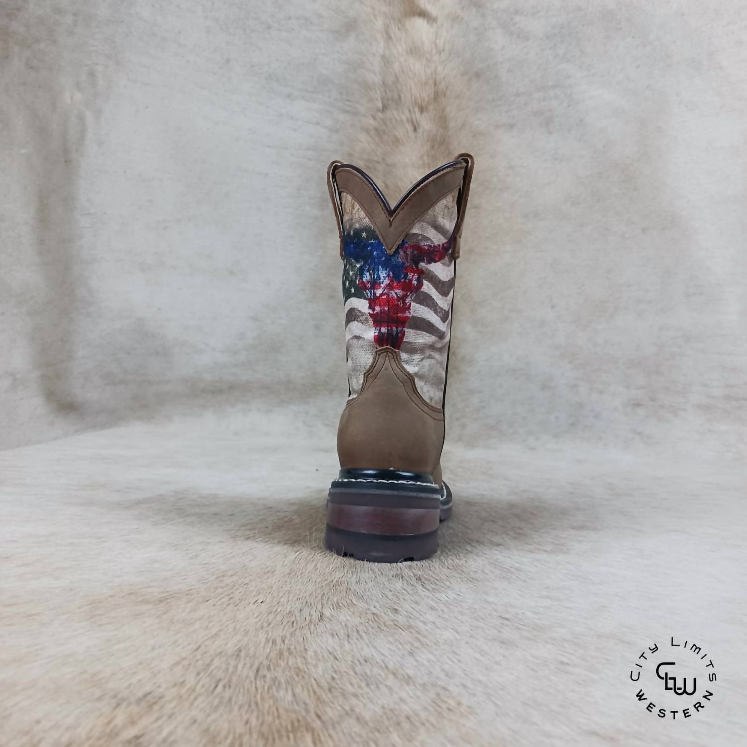 Roper - Kids American Bull Square Toe Boots