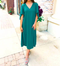 Anna Cate - Meredith Midi Short Sleeve Dress