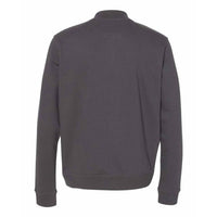 Champion Men Varsity Bomber Jacket in charcoal gray - men's jacket - detail view
