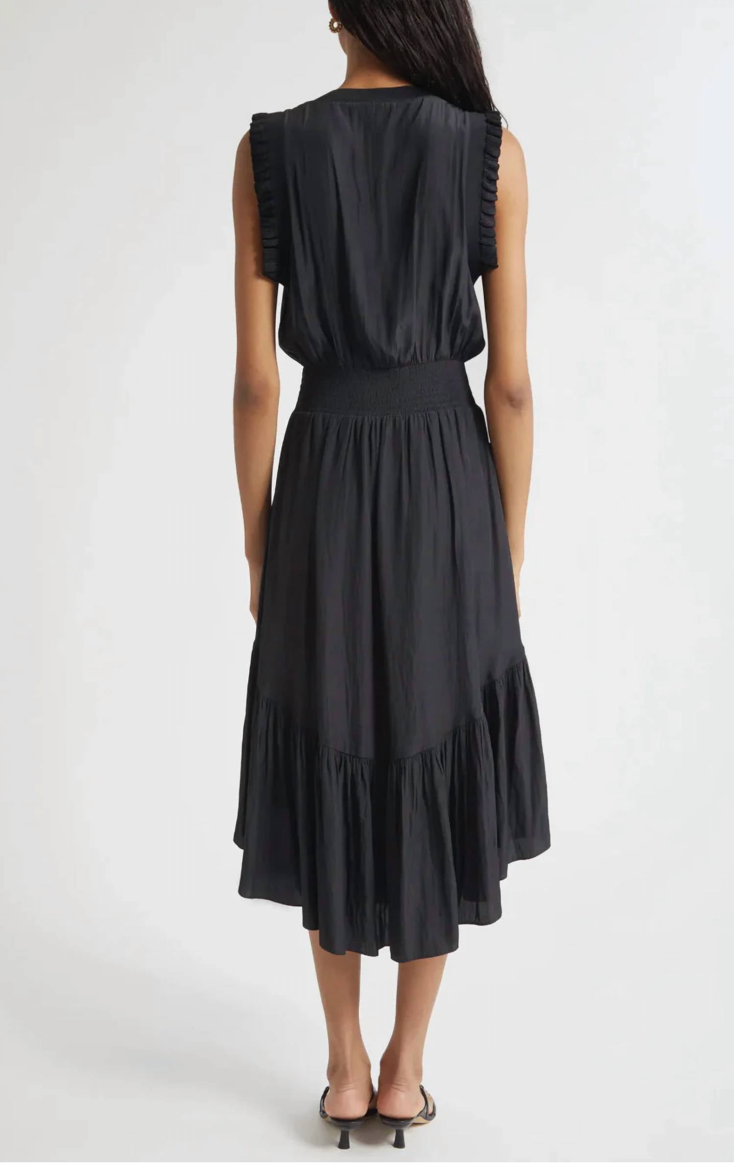 Ramy Brook - Coco Smocked Sleeveless Dress