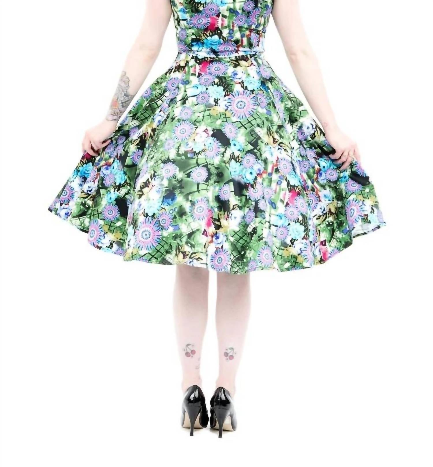Orchid Bloom - Floral Swing Dress