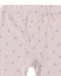 Quincy Mae - Girls' Pointelle Long Sleeve Tee And Legging Set