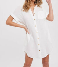 Bluivy - Button Up Shirt Dress