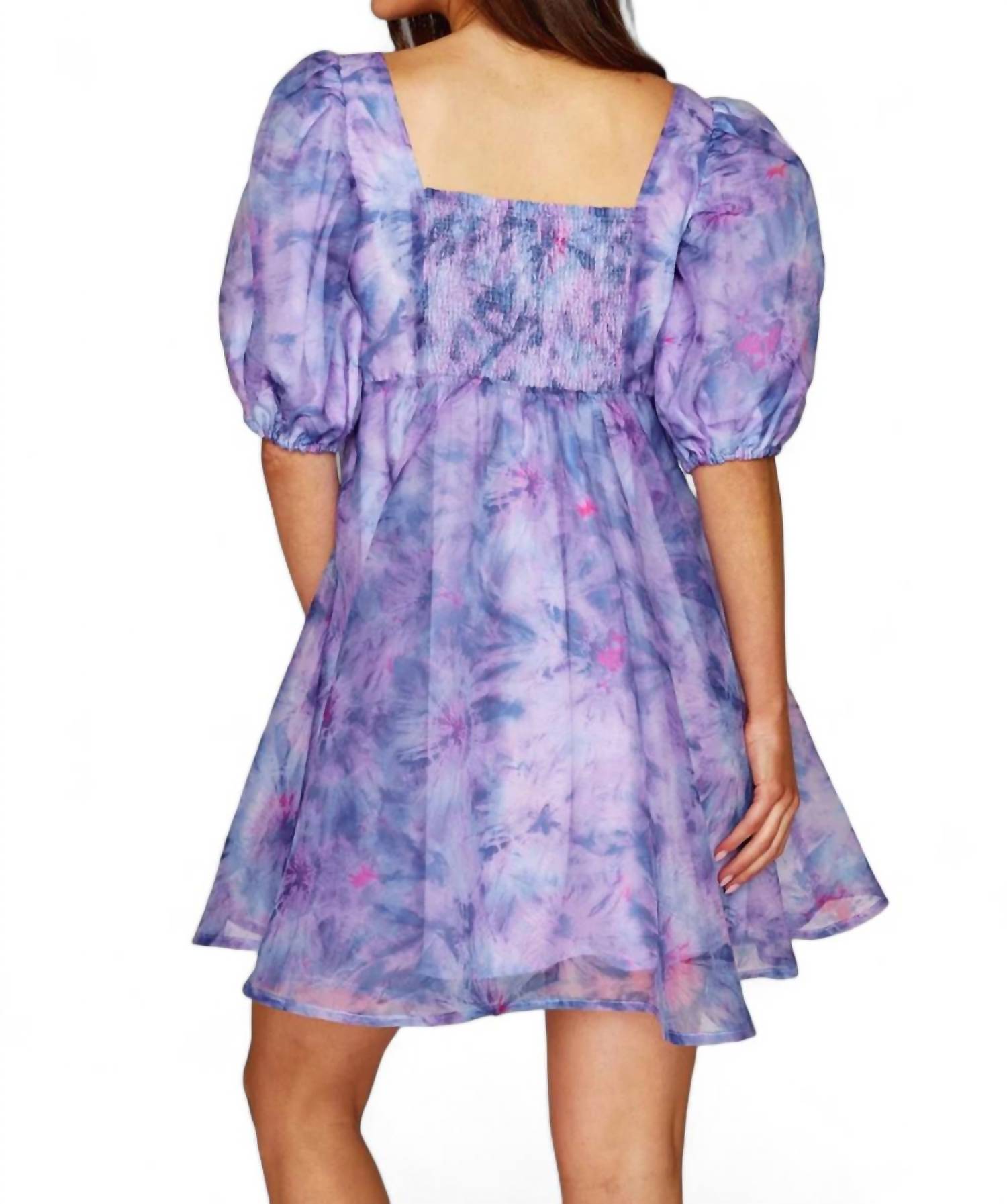 BUDDYLOVE Lyla Puff Sleeve Baby Doll Dress - women's dress - alternate view