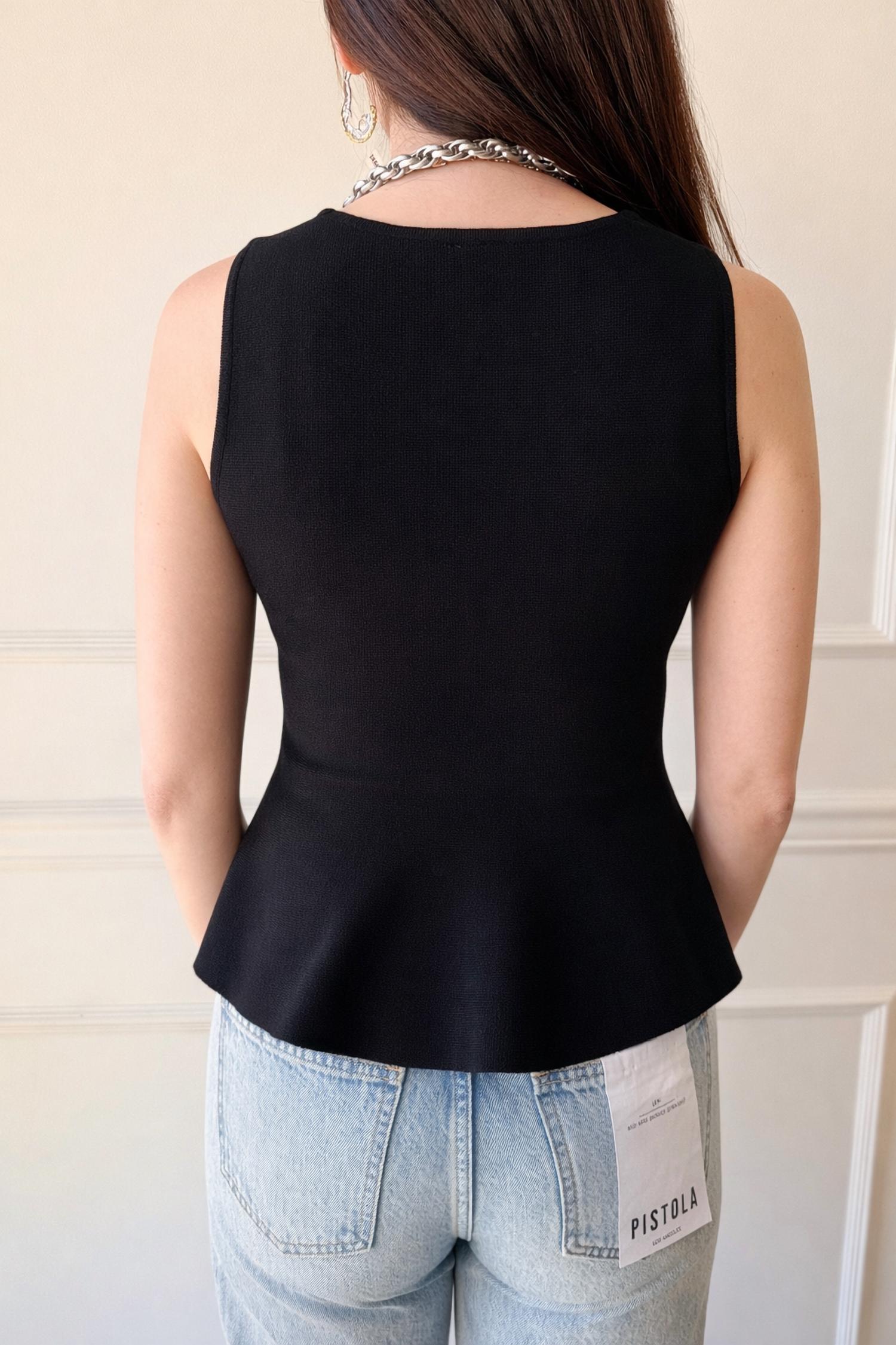 Glam - Sutton Peplum Knit Top
