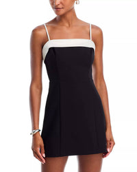 French Connection - Satin Contrast Mini Dress