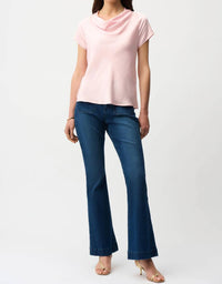 Joseph Ribkoff - Cowl Neck Satin Top