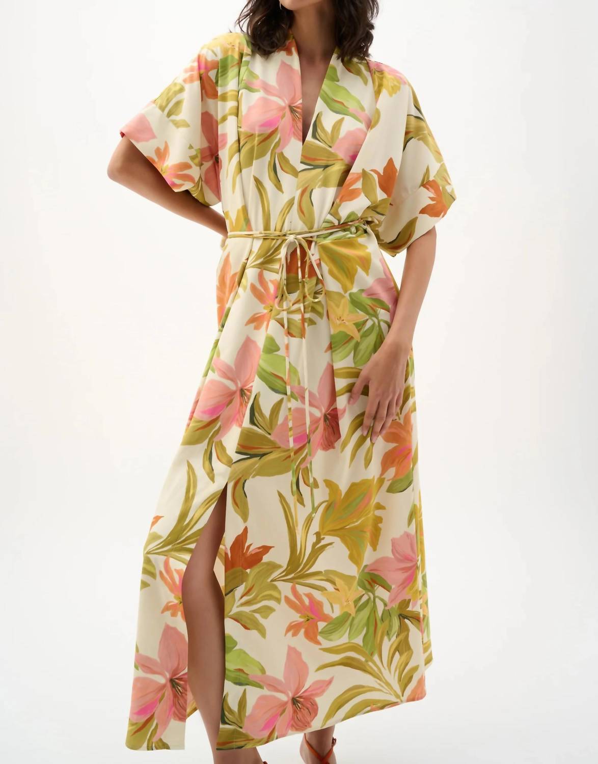 Joseph Ribkoff - Floral Tropical Maxi Dress