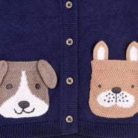 Viverano Organics - Kids Dog Pocket Embroidered Sweater