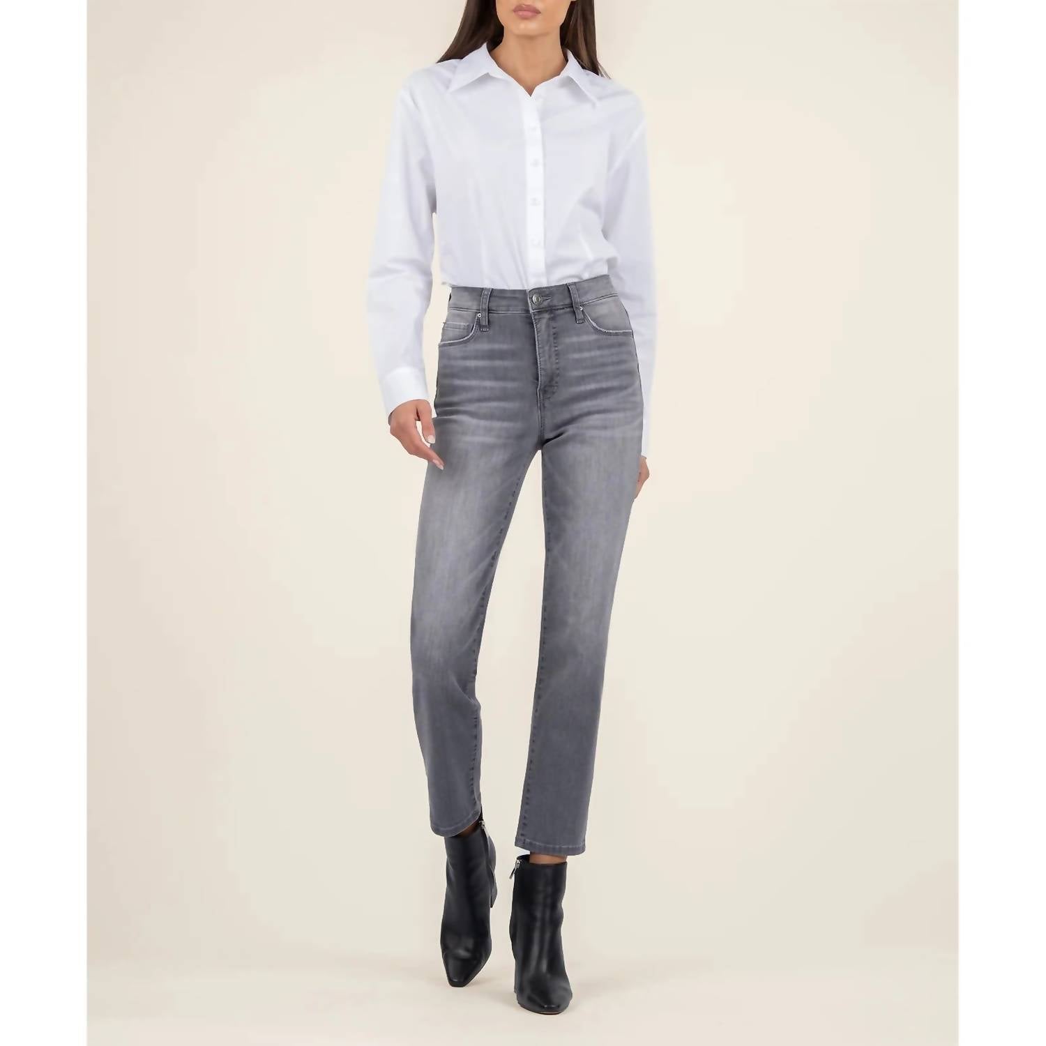 Kut From The Kloth - Reese High Rise Ankle Straight Jean