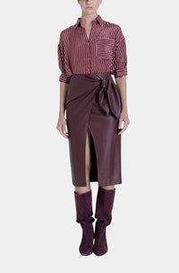 Karina Grimaldi - Sybill Vegan Leather Skirt