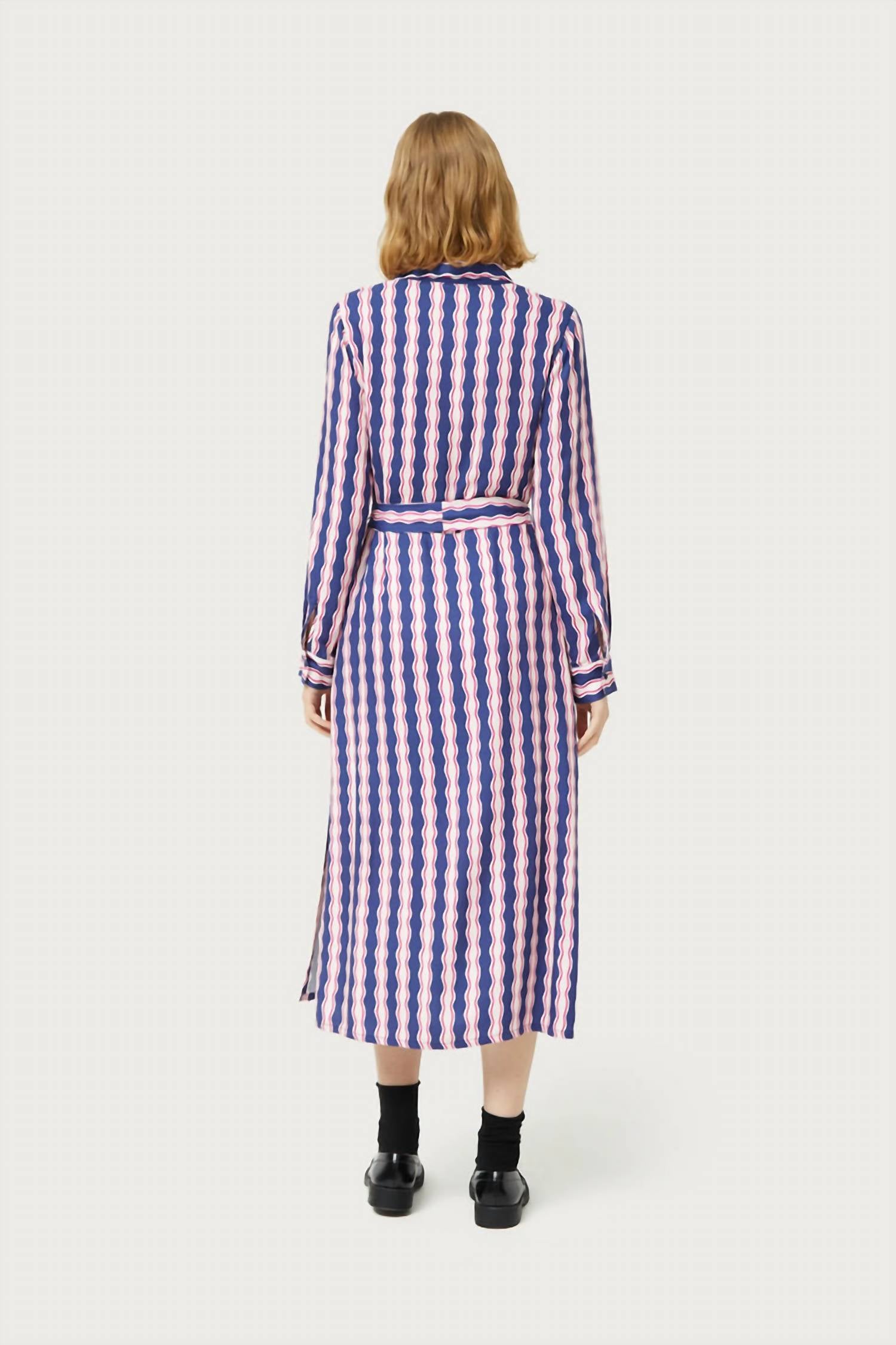 Compania Fantastica - Serpentine Midi Shirt Dress