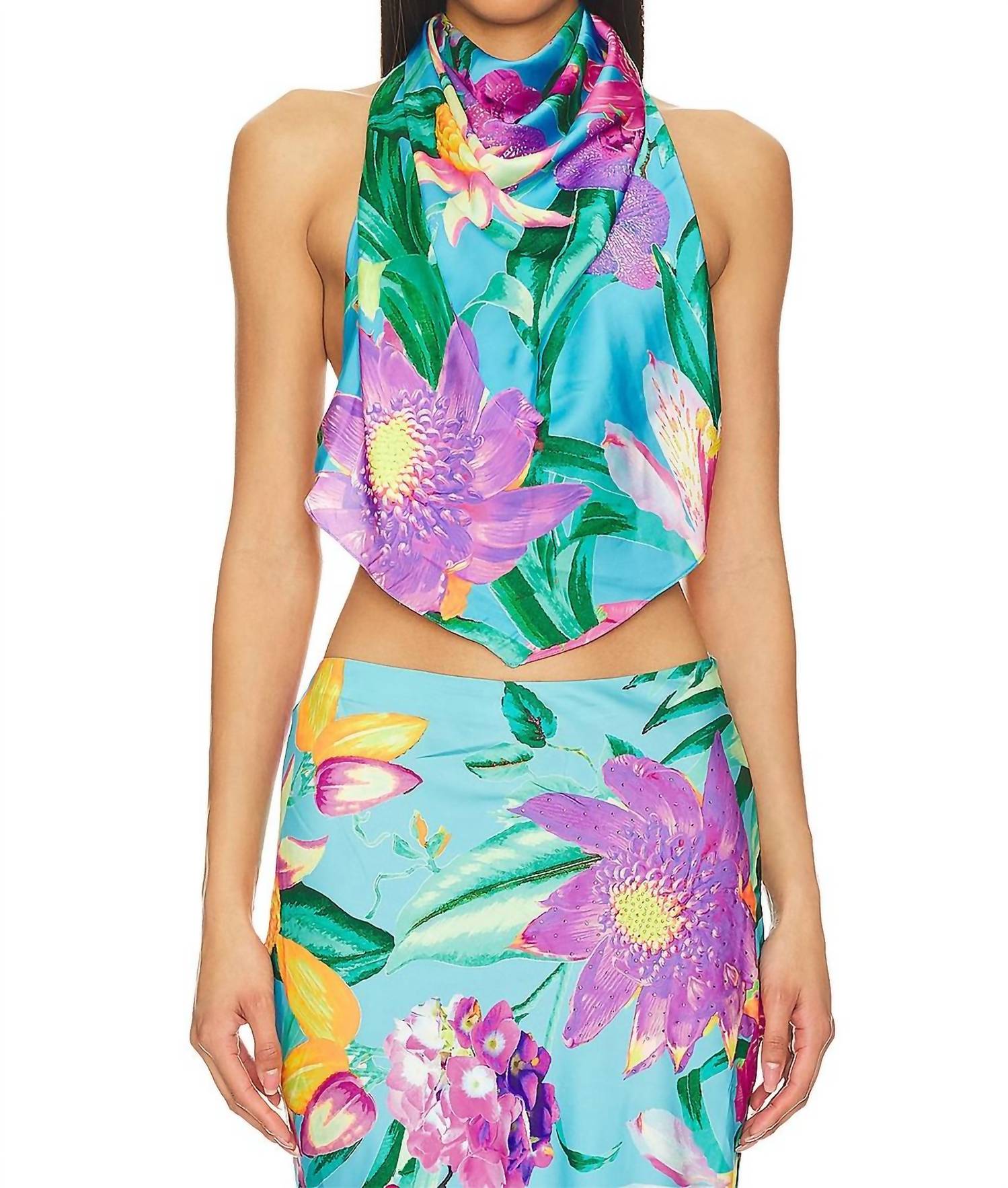 Rococo Sand - Ocean Crop Top