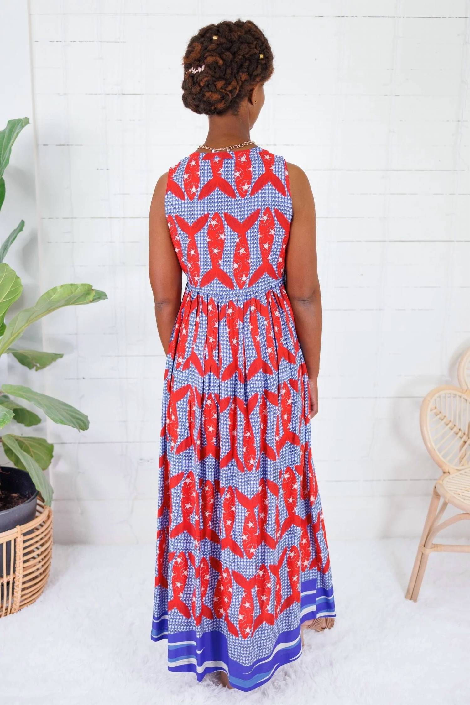 Briton Court - Harbor Catch Maxi Dress