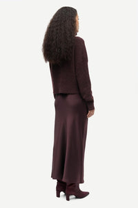 SAMSOE Saagneta Maxi Skirt in fudge 1 - women's skirt - alternate view