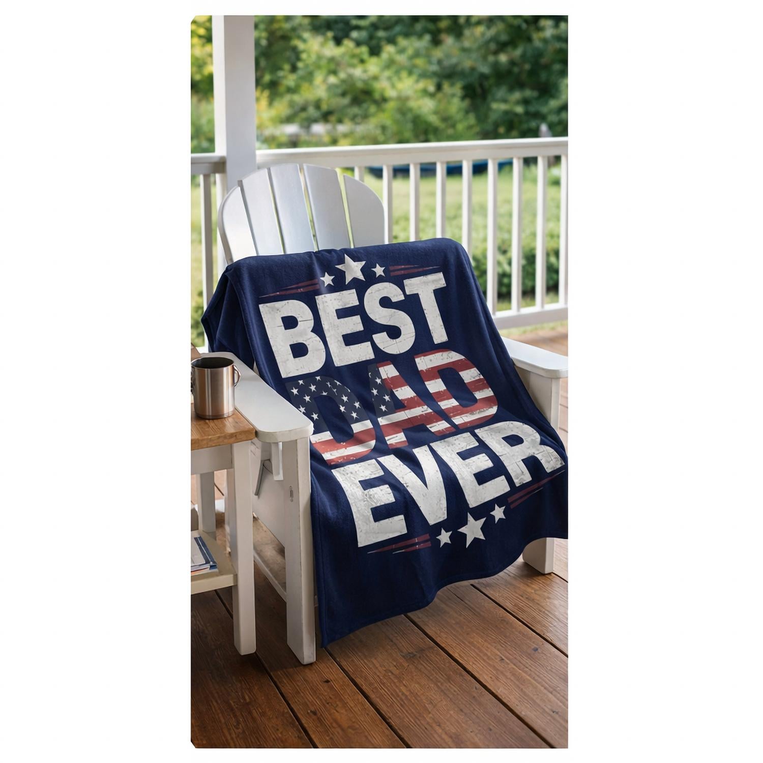 Julia Rose - Men's Best Dad Ever Blanket