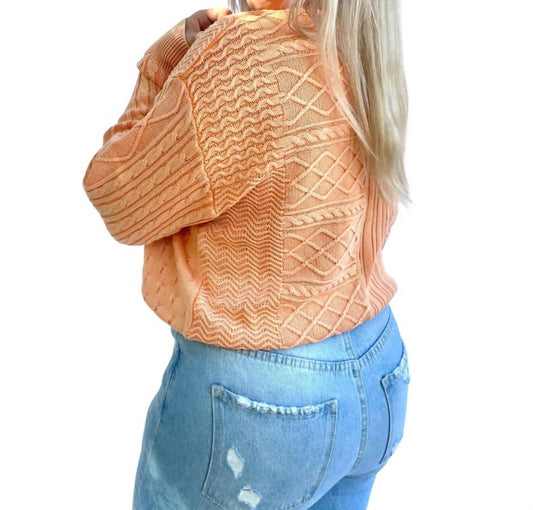 Le Lis - Sunset Boulevard Mixed Pattern Sweater