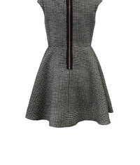 David Charles - Girls David Charles Houndstooth Cap Sleeve Dress