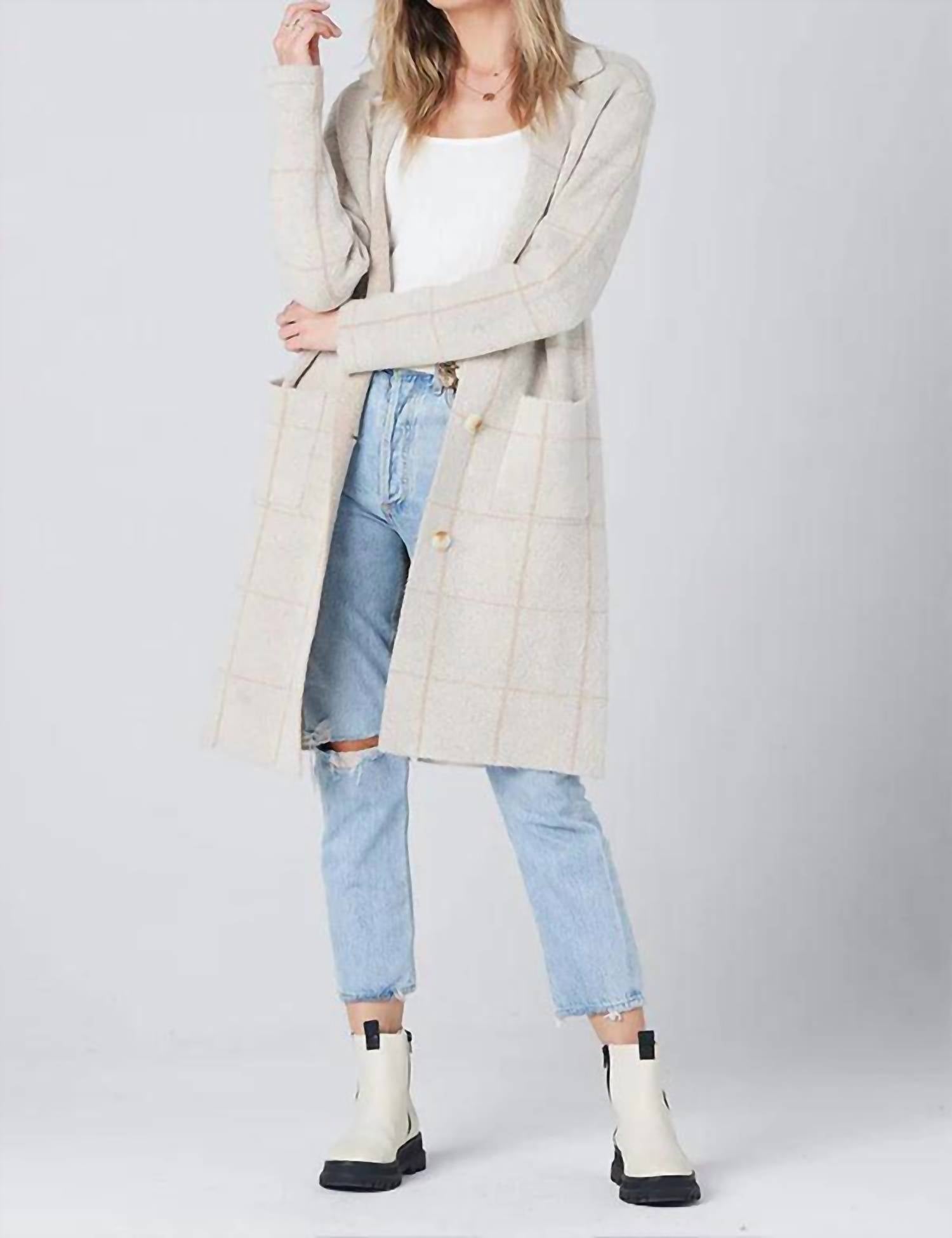 Saltwater Luxe - Lorelei Button Sweater