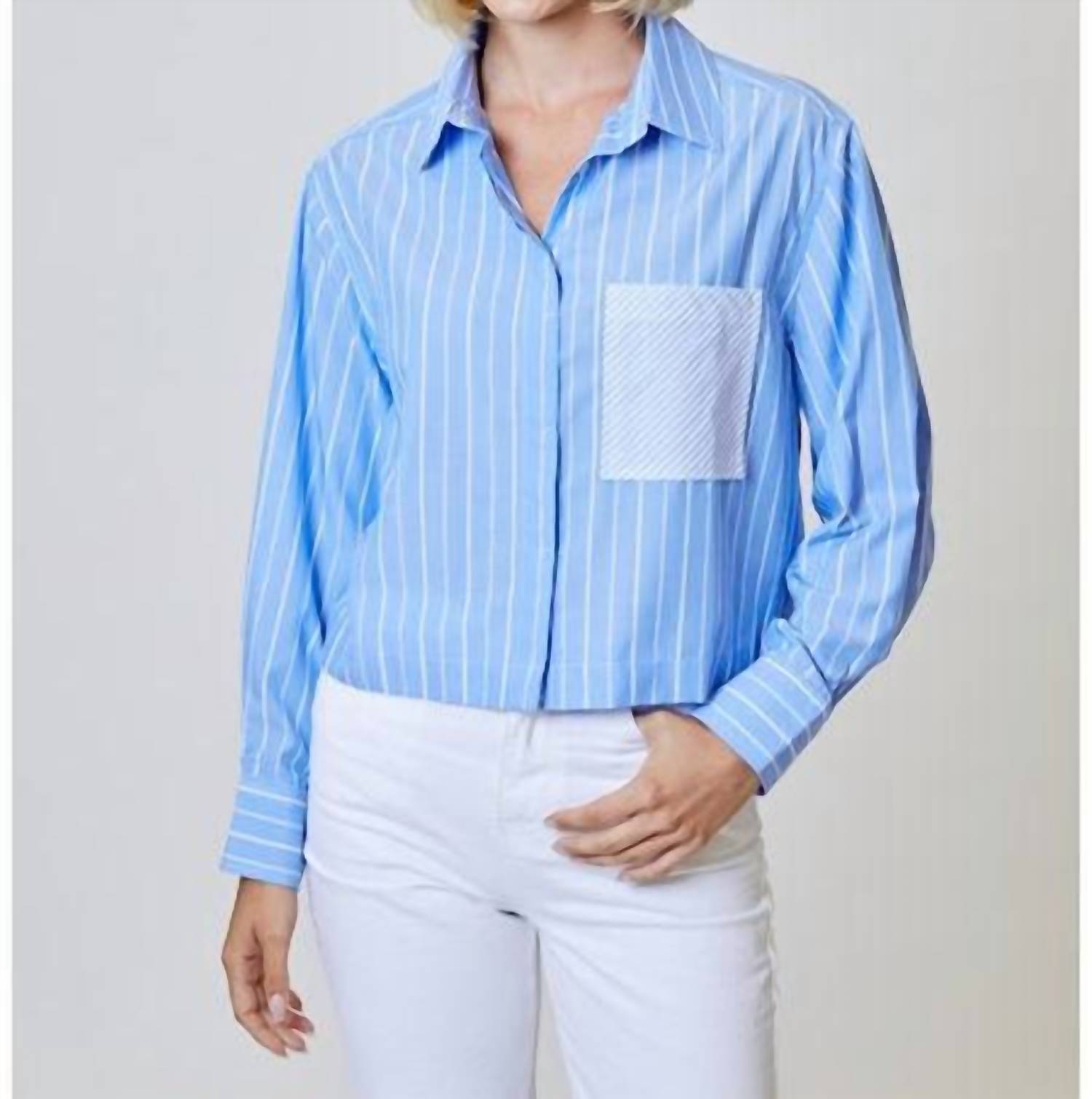 Design History - Striped Button Down Shirt