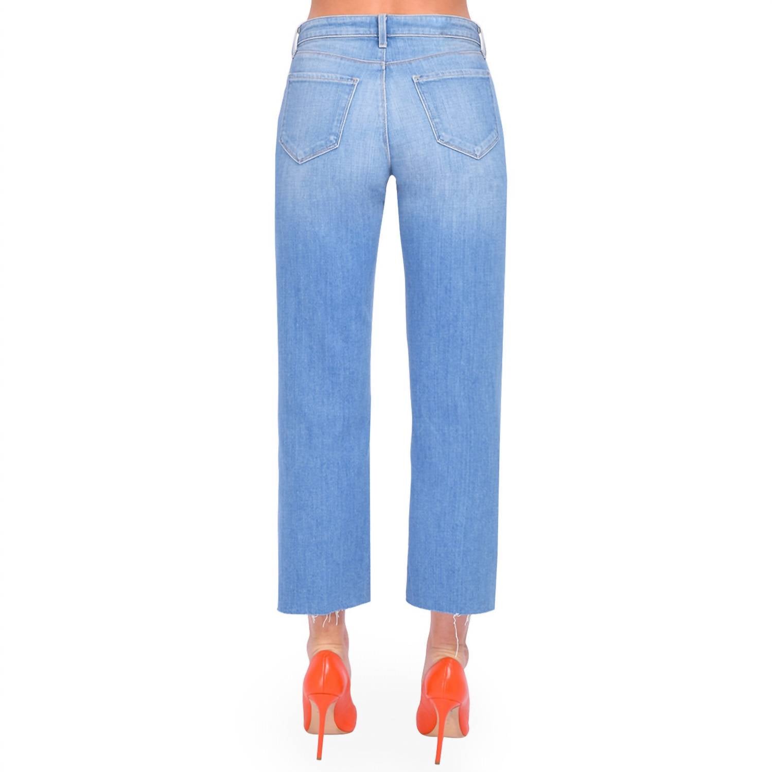 L'Agence - Wanda High Rise Crop Wide Leg Jean