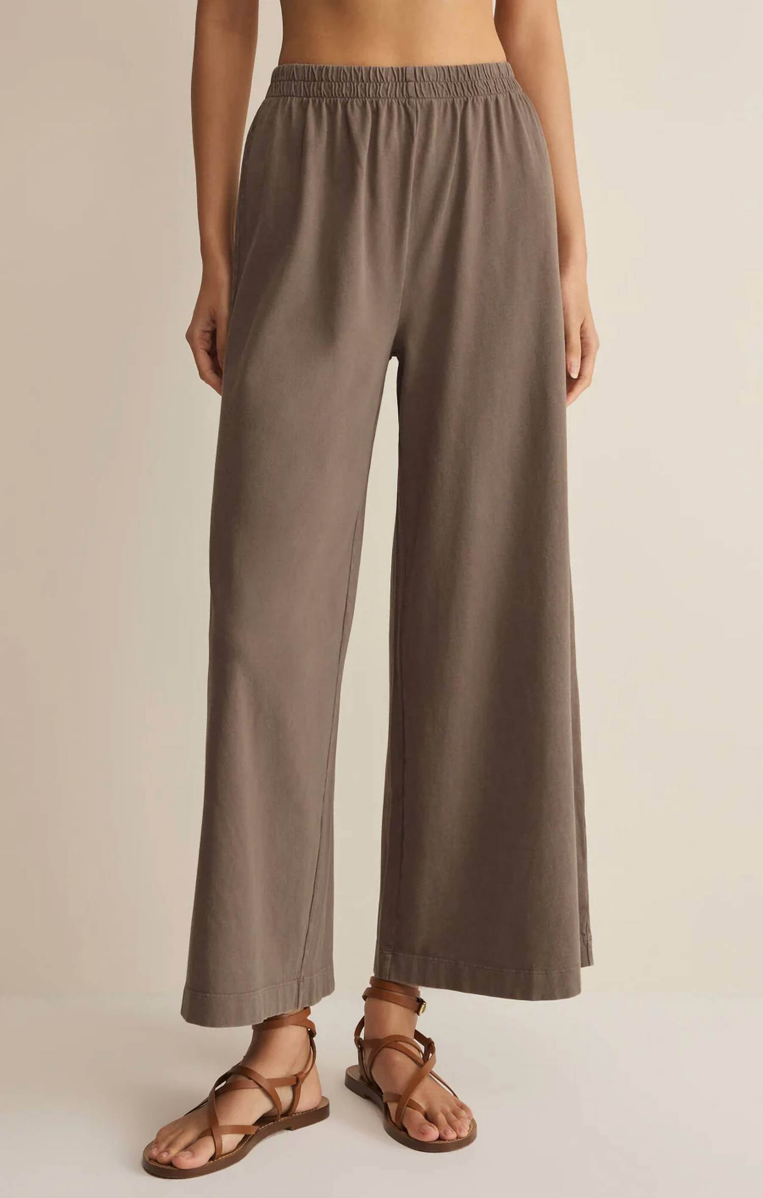 Z Supply - Scout Jersey Crop Flare Pants