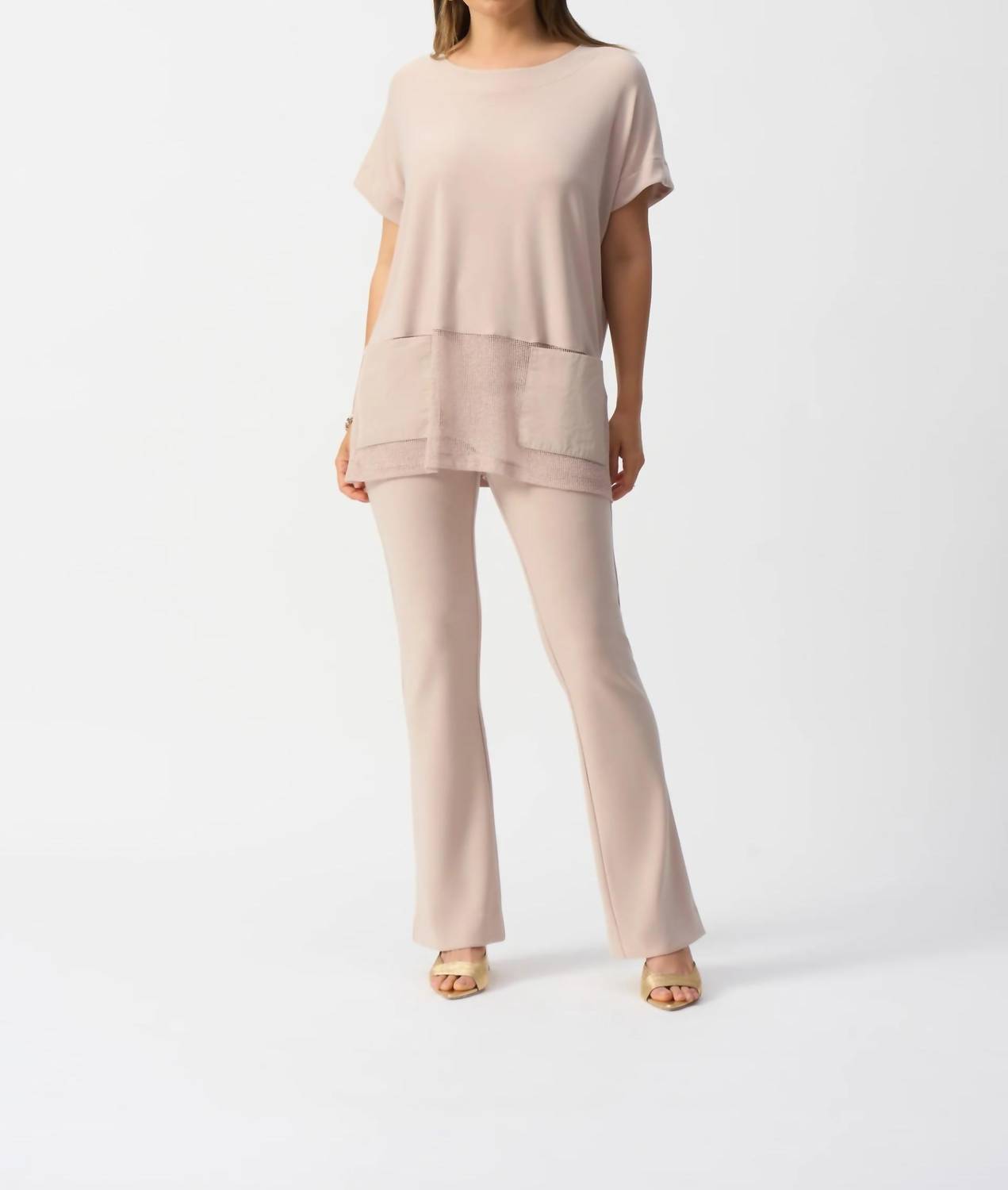 Joseph Ribkoff - Split Hem Flared Pants