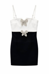 Katie J NYC WOMEN'S TEAGAN DRESS in white and black - women's dress