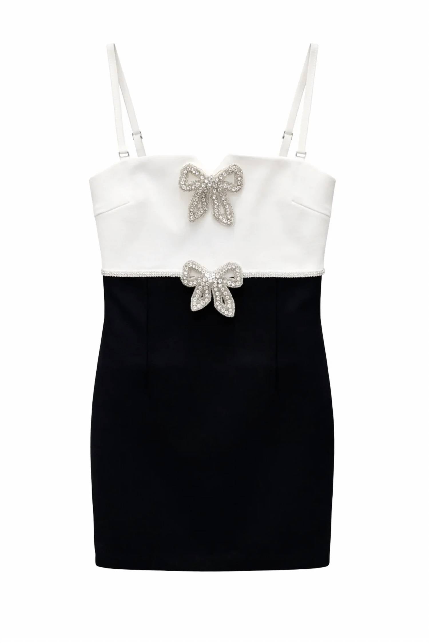 Katie J NYC WOMEN'S TEAGAN DRESS in white and black - women's dress